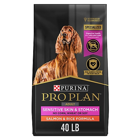 Purina Pro Plan Sensitive Skin and Stomach Dog Food Salmon and Rice Formula