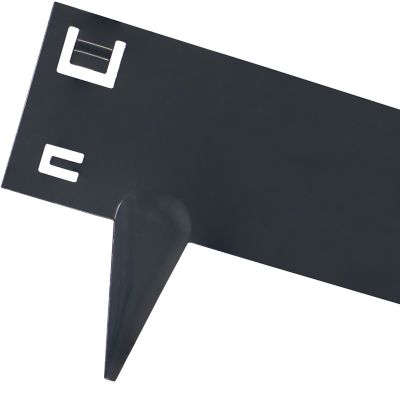 Image showing  42 in. Metal Landscape Edging Border Sections, Gray, 5-Pack