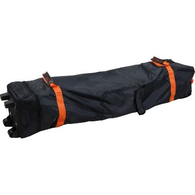 Sunnydaze Decor Premium Rolling Carrying Bag - 7.25 W x 45.5 L x 7.25in. H - Black