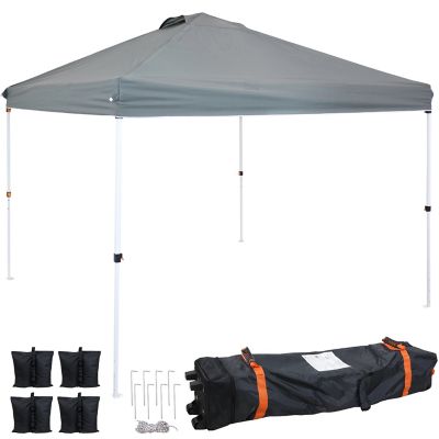 Sunnydaze Decor Premium Pop-Up Canopy with Rolling Carrying Bag and Sandbags