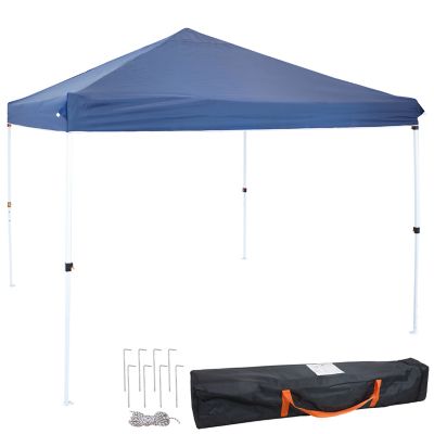 Sunnydaze Decor Standard Pop Up Canopy with Carry Bag - 12' x 12' - Blue