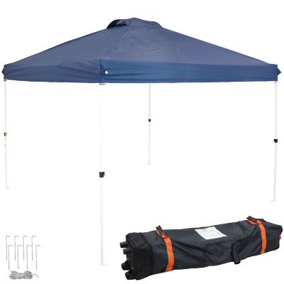 Sunnydaze Decor 12 ft. x 12 ft. Premium Pop-Up Canopy with Rolling Carrying Bag