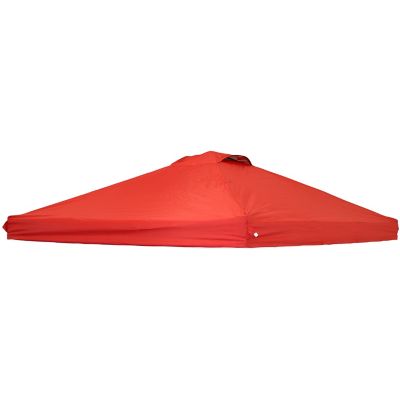Sunnydaze Decor Premium Oxford Fabric Pop-Up Canopy Shade with Vent - 10' x 10' - Red