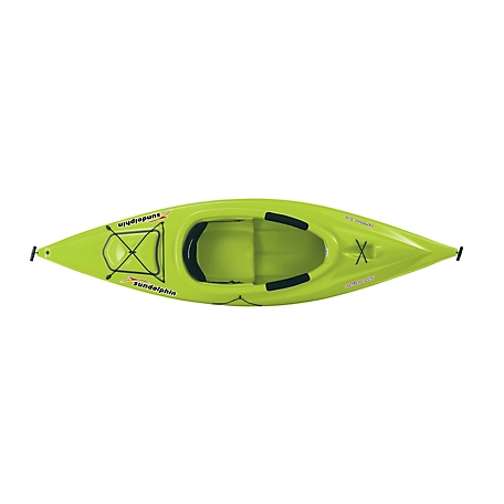 Sun Dolphin Aruba 10 Kayak with Paddle, Citrus