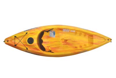 Sun Dolphin Bali 8 SS Kayak with Paddle, Peach Berry