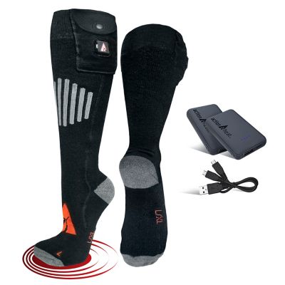 Image showing  Wool 5V Battery Heated Socks, AH-SK-5V-W