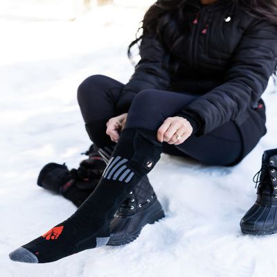 Image showing  Wool 5V Battery Heated Socks, AH-SK-5V-W