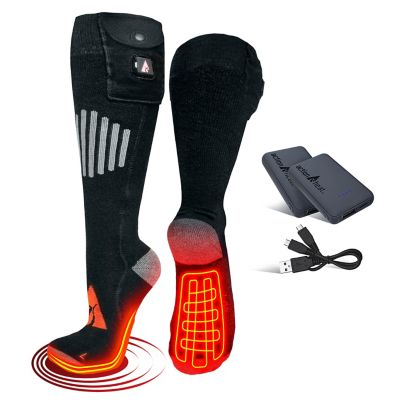 ActionHeat Wool 5V Battery Heated Socks, AH-SK-5V-W My new snowmobiling socks