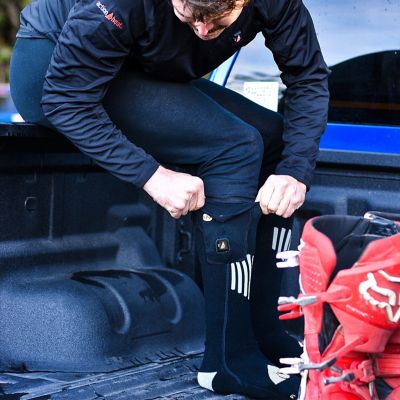 Image showing  Cotton 5V Battery Heated Socks, AH-SK-5V-C