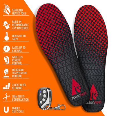Image showing  3V Rechargeable Heated Insoles with Remote