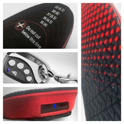 Image showing  3V Rechargeable Heated Insoles with Remote
