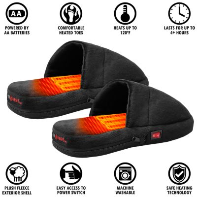 Image showing  Women's AA Battery Heated Slippers