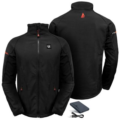 Image showing 9 th ActionHeat Men's 5V Battery Heated Softshell Jacket
