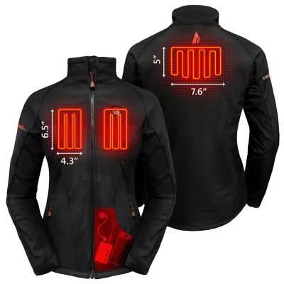 Image showing  Women's 5V Battery Heated Softshell Jacket