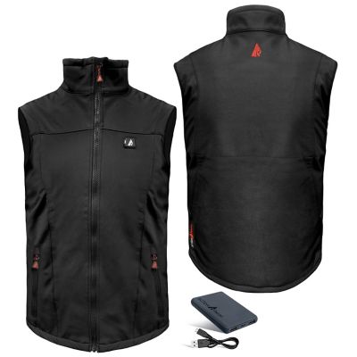 Image showing 9 th ActionHeat Men's 5V Battery Heated Softshell Vest