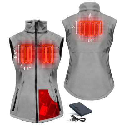 Image showing  Women's 5V Battery Heated Softshell Vest
