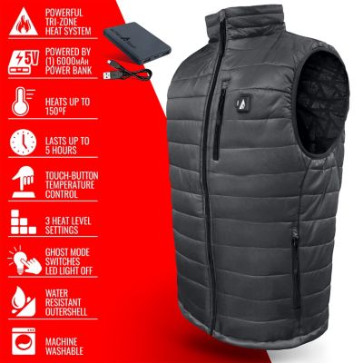 Image showing 2 th ActionHeat Men's 5V Battery Heated Puffer Vest