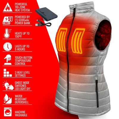 Image showing  Women's 5V Battery Heated Puffer Vest