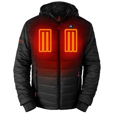 ActionHeat Men's 5V Battery Heated Puffer Jacket with Hood