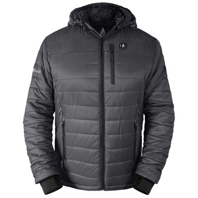 Image showing  Men's 5V Battery Heated Puffer Jacket with Hood