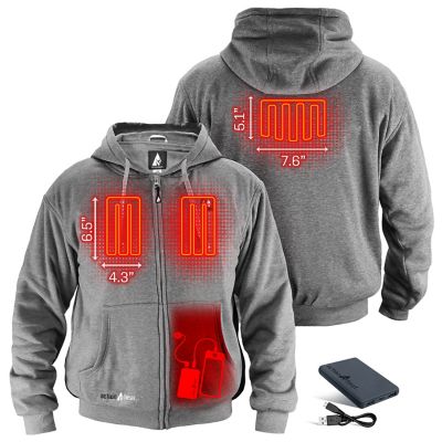 Image showing  5V Battery Heated Hoodie Sweatshirt