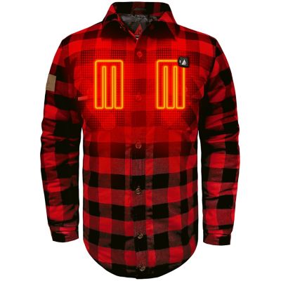 ActionHeat 5V Battery Heated Flannel Work Shirt