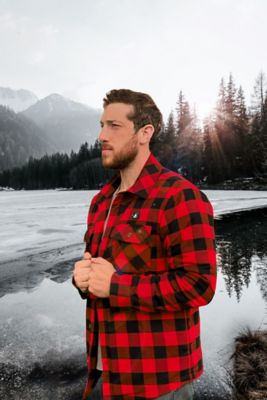 Image showing  5V Battery Heated Flannel Work Shirt