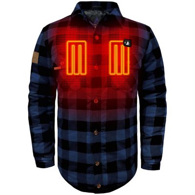 ActionHeat 5V Battery Heated Flannel Work Shirt