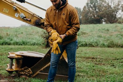 Image showing  Men's 5V Battery Heated Work Jacket