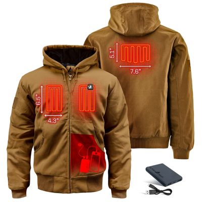 Image showing  Men's 5V Battery Heated Work Jacket
