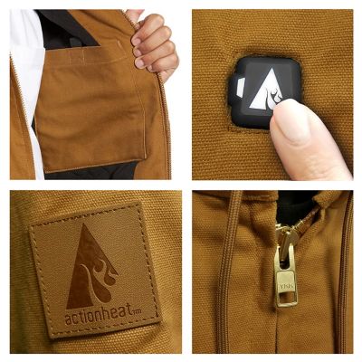 Image showing 5 th ActionHeat Men's 5V Battery Heated Work Jacket