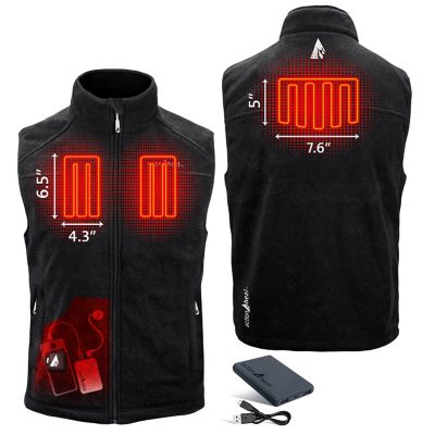 Image showing  Men's 5V Battery Heated Performance Fleece Vest