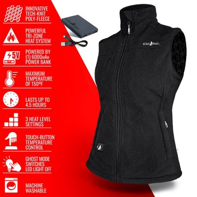 Image showing  Women's 5V Battery Heated Performance Fleece Vest
