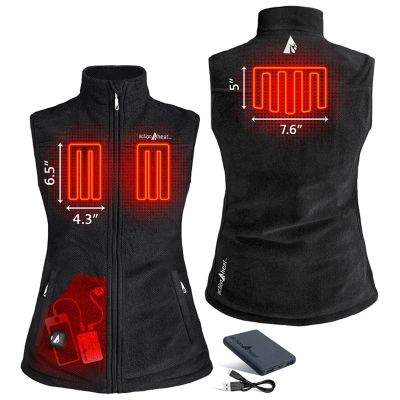 Image showing  Women's 5V Battery Heated Performance Fleece Vest