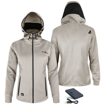 Image showing 9 th ActionHeat Women's 5V Battery Heated Slim Fit Hoodie