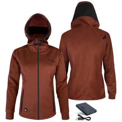 Image showing 8 th ActionHeat Women's 5V Battery Heated Slim Fit Hoodie