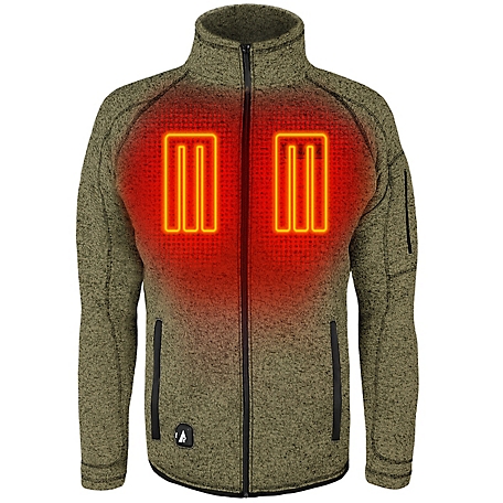 ActionHeat Men's 5V Battery Heated Sweater Jacket