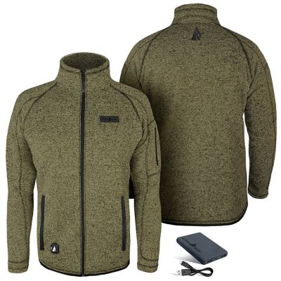 Image showing 9 th ActionHeat Men's 5V Battery Heated Sweater Jacket