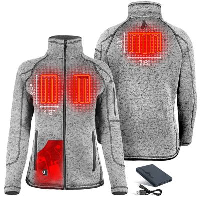 Image showing  Women's 5V Battery Heated Sweater Jacket