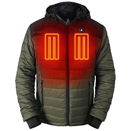 ActionHeat Men's 5V Poconos Battery Heated Puffer Jacket with Hood