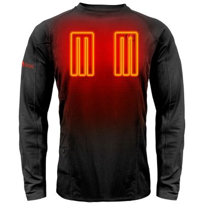 ActionHeat Men's 5V Battery Heated Polyester Base Layer Shirt