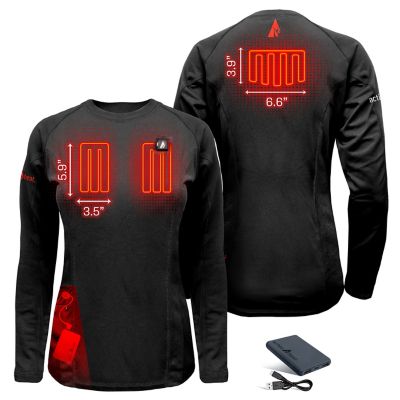 Image showing  Women's 5V Battery Heated Base Layer Shirt