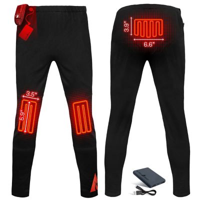 Image showing  Men's 5V Battery Heated Polyester Base Layer Bottoms