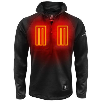 ActionHeat Men's 5V Battery Heated 1/2 Zip Up Shirt