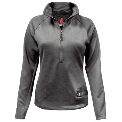 Image showing  Women's 5V Battery Heated 1/2 Zip Up Shirt