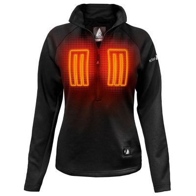 ActionHeat Women's 5V Battery Heated 1/2 Zip Up Shirt