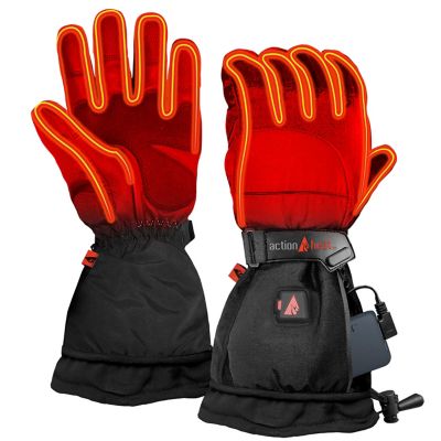 ActionHeat Men's Polyester 5V Battery Heated Snow Winter Gloves, 1-Pair