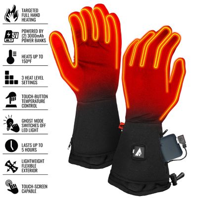 Image showing  Men's Polyester 5V Battery Heated Glove Liners, 1-Pair