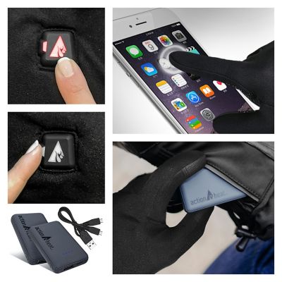 Image showing 5 th ActionHeat Men's Polyester 5V Battery Heated Glove Liners, 1-Pair