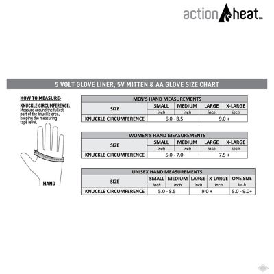 Image showing 8 th ActionHeat Women's 5V Battery Heated Gloves Liners